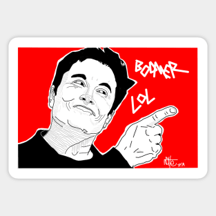 Boomer LUL Sticker